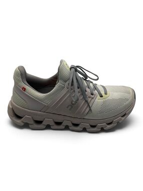 On Cloud Women's Athletic Running Shoe in Light Gray
